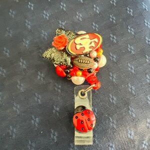 San Francisco 49ers Badge Holder Football Sports California